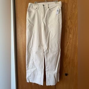 NWT Women’s Old Navy Extra High Rise Sky-Hi Wide Leg Secret Smooth Pockets